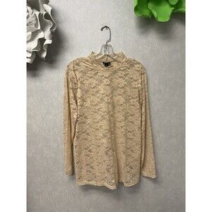 Torrid Bone Lace Blouse Size (0) M-L